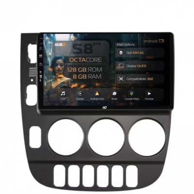 Navigatie Mercedes Benz ML W163 (1998-2005) 8GB RAM Android 13 Octacore Slot Sim 4G DSP GPS Wi-FI Carplay Android Auto USB Bluetooth Waze Touchscreen foto