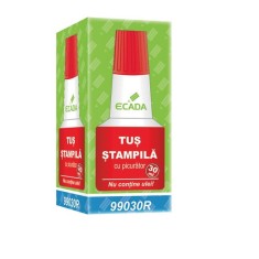 Tus pentru stampila Ecada, 30 ml, Rosu