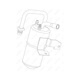 Uscator condensator aer conditionat Ford Fiesta 5 (Jh, Jd), Fusion (Ju); Mazda 2 (Dy) Nrf 33217