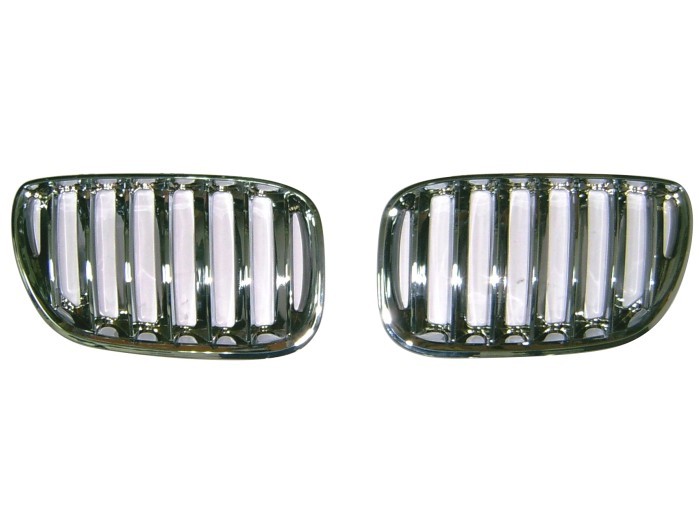 Grila masca fata fata BMW X5 (E53), 05.2003-10.2006, partea stanga, type M-Performance; crom/crom; TUNING,