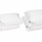 Set 2 perne 50x70 cm si 2 perne 70x70 cm HypoallergenicMed microfibra matlasata