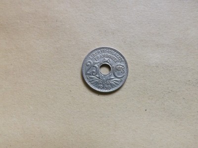 Franta 25 Centimes 1930 foto