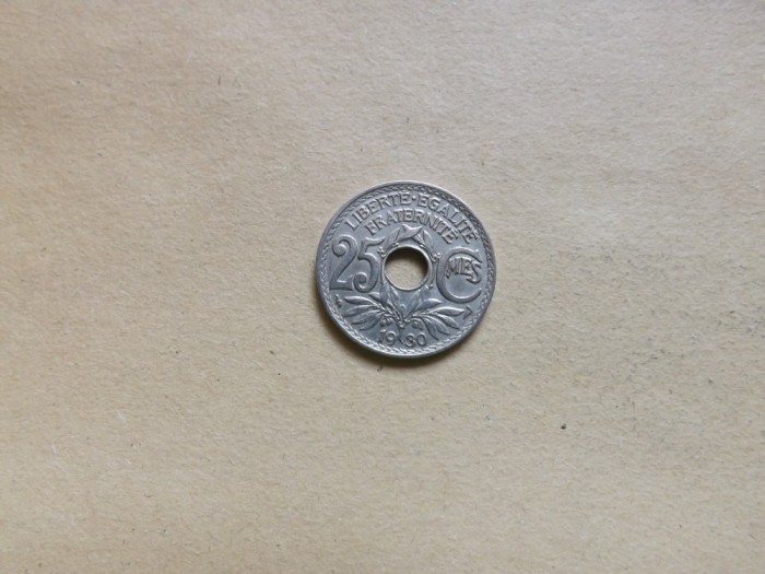 Franta 25 Centimes 1930
