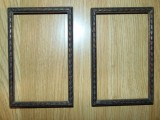 Lot 2 rame vechi dim lemn ptr. fotografii 14/9cm