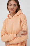 Marc O&#039;Polo Hanorac de bumbac femei, culoarea portocaliu, material neted