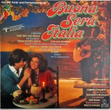 Various &lrm;&ndash; Buona Sera Italia _ NM / VG+ vinil, LP, disc muzica europop _