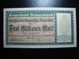 GERMANIA BAYERN 5.000.000 MARCI 1923