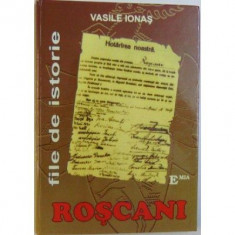 Roscani, file de istorie - Vasile Ionas