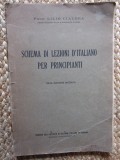 SCHEMA DI LEZIONI D ITALIANO PER PRINCIPIANTI LILIO CIALDEA