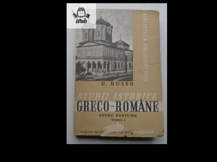 D Russo Studii istorice greco-romane vol 1