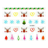 Cumpara ieftin Abtibild Unghii SensoPRO Milano Christmas Wonderland Edition, QY-SD005