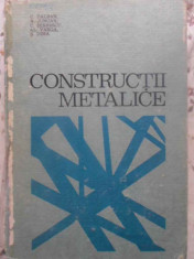 CONSTRUCTII METALICE - C. DALBAN, N. JUNCAN, C. SERBESCU, AL. VARGA, S. DIMA foto