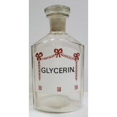Flacon din sticla pentru farmacie, GLYCERIN.
