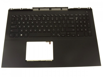 Carcasa superioara palmrest cu tastatura Laptop, Dell, Inspiron 15 7566, 7567, 0MDC8K, 0KX8XW, MDC8K, GGVTH, iluminata, layout US foto