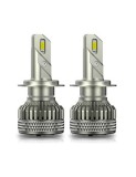 Set 2 leduri H7 Canbus pentru far auto, putere 48W, luminozitate 14.000 Lm, 12V