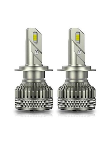 Set 2 leduri H7 Canbus pentru far auto, putere 48W, luminozitate 14.000 Lm, 12V