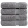 VidaXL Prosoape de mâini premium SOLUND 4 buc gri 50x100cm 600gsm