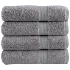 vidaXL Prosoape de m&acirc;ini premium SOLUND 4 buc gri 50x100cm 600gsm