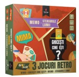 3 jocuri retro: Memo - Steagurile lumii. Mima. Ghicesti cine esti? | Tiki-Tan