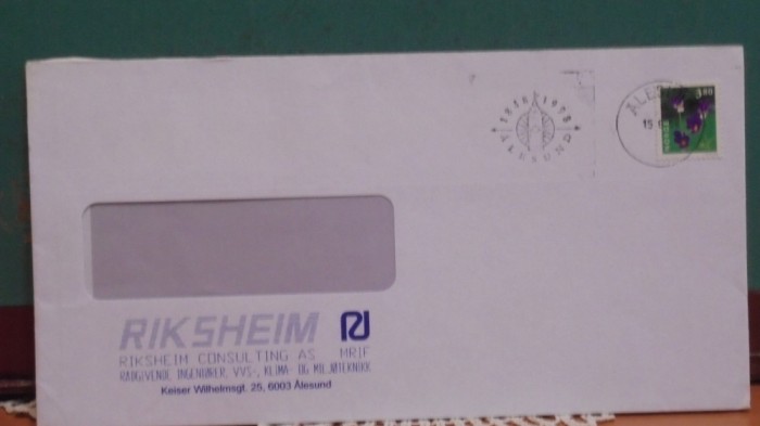 NORVEGIA - ALESUND - PLIC INSTITUTIE, RIKSHEIM CONSULTING AS - CIRCULAT.