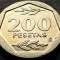 Moneda 200 PESETAS - SPANIA, anul 1986 * cod 1134