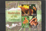 Antigua si Barbuda 2007-Flora,ciuperci,bloc 4 val.,dant.,MNH,Mi.4471-4474 KB, Nestampilat