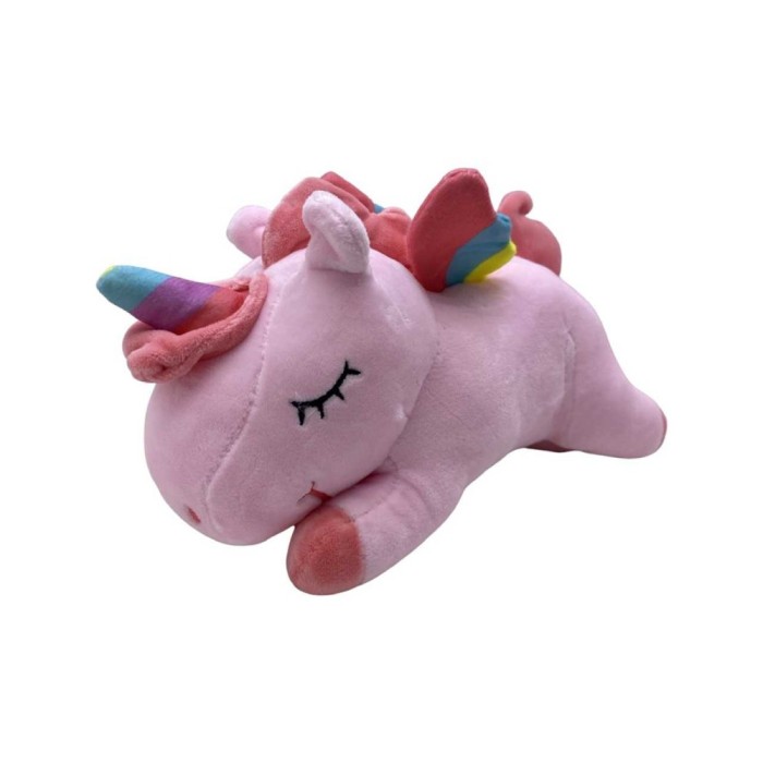 Jucarie ponei unicorn somnoros roz plus