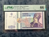 5.000lei din 1992 PMG66EPQ