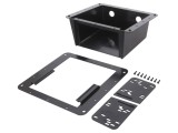 Cadru radio universal 2 DIN negru ACV pentru instalare auto