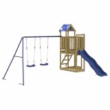 Cumpara ieftin Set de joaca pentru exterior, lemn de pin impregnat