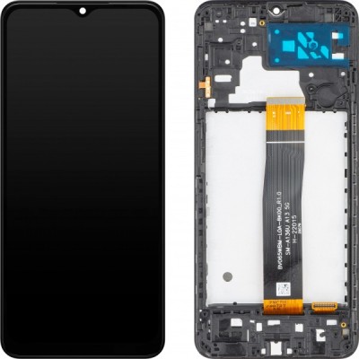 Display cu Touchscreen MP compatibil cu Samsung Galaxy A13 5G A136, cu Rama, Negru foto