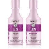 INOAR Pos Progress set pentru păr po keratinov&eacute;m narovn&aacute;n&iacute; a nanoplastice 2x250 ml