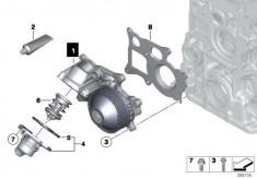 Pompa Apa OE BMW 1 (F20), 1 (F21), 2 (F22, F87), 3 (E90), 3 (E91), 3 (E92), 3 (E93), 3 (F30, F80), 3 (F31), 3 GRAN TURISMO (F34), 4 (F32, F82), 4 (F33 foto