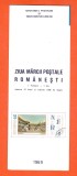 TSV - PLIANT DE PREZENTARE, ZIUA MARCII POSTALE ROMANESTI , 1969 LP 749