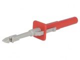 Clips de măsurare roșu 10A 4mm poliamidă