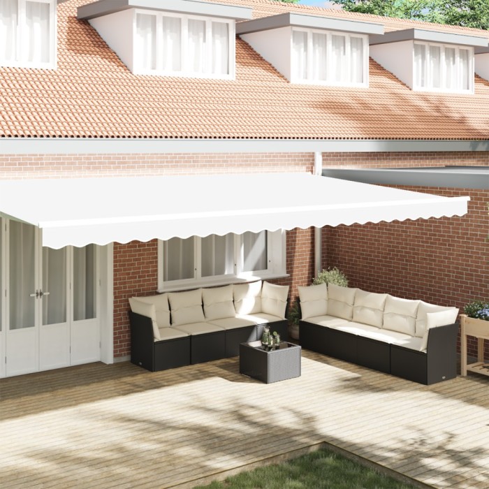 vidaXL Cadru pentru Marchize de 6 m Alb 5.8x0.2 m