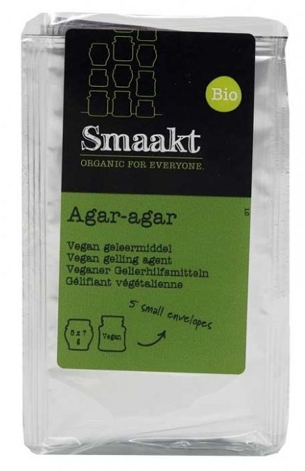 Agar agar pudra bio 5x7g Smaakt