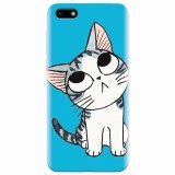 Husa silicon pentru Huawei Y5 Prime 2018, Cat Lovely Cartoon