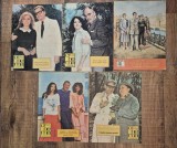 Lot 5 reviste Cinema anul 1989 numerele 6, 7, 8, 9 si 11 colectie perioada comunista