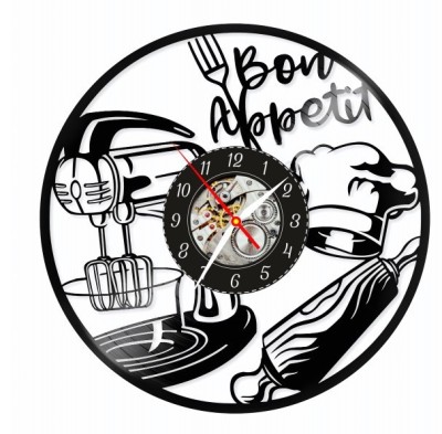 BON APETIT!- ceas de perete foto