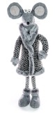 Decoratiune de Craciun soricel decorativ textil MagicHome, 50 cm