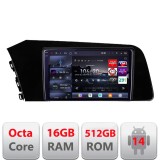 Navigatie Hyundai Elantra 2021- Edotec Kit-elantra2021 8 core QLED 2K 16+512GB 360 Android Waze USB Navigatie Internet Youtube Radio