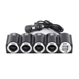 Resigilat : Spliter bricheta auto PNI Lighter 04 12V/24V 4 iesiri, 2xUSB, indicato