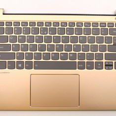 Carcasa superioara cu tastatura palmrest Laptop, Lenovo, IdeaPad 530S-14ARR Type 81H1, 5CB0R11574, cu iluminare, auriu, layout US