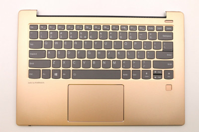 Carcasa superioara cu tastatura palmrest Laptop, Lenovo, IdeaPad 530S-14IKB Type 81EU, 5CB0R11574, cu iluminare, auriu, layout US foto