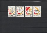 ROMANIA 1981 LP 1037 CANTAREA ROMANIEI SERIE MNH NESTAMPILATA