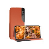 Husa tip carte compatibila samsung galaxy a55 5g, stand view, orange