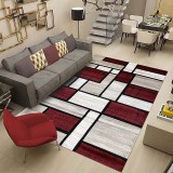 Covor Geometric Sultan 37003A Rosu/Bej Moftx
