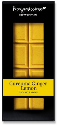 Ciocolata cu turmeric si ghimbir bio, 60g, Benjamissimo foto