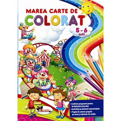 Marea carte de colorat 5-6 ani foto